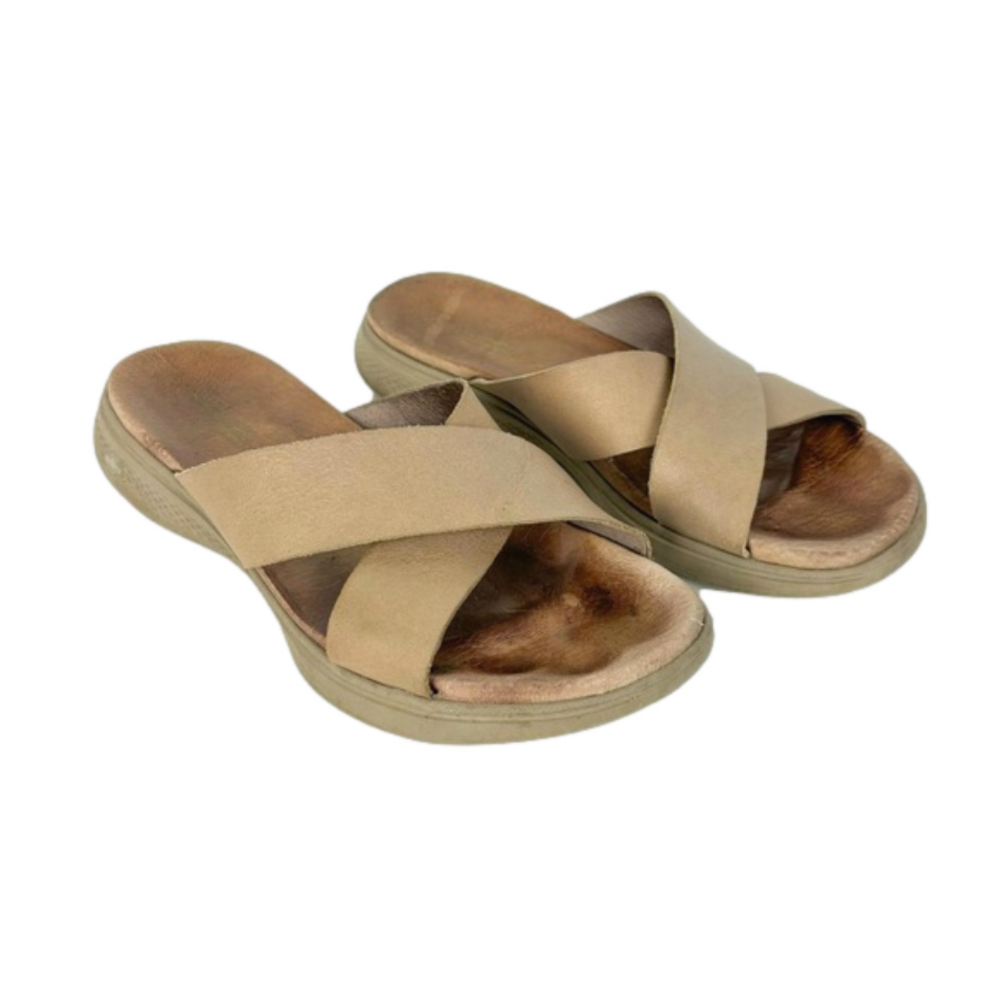Skechers tan On-The-Go sandals